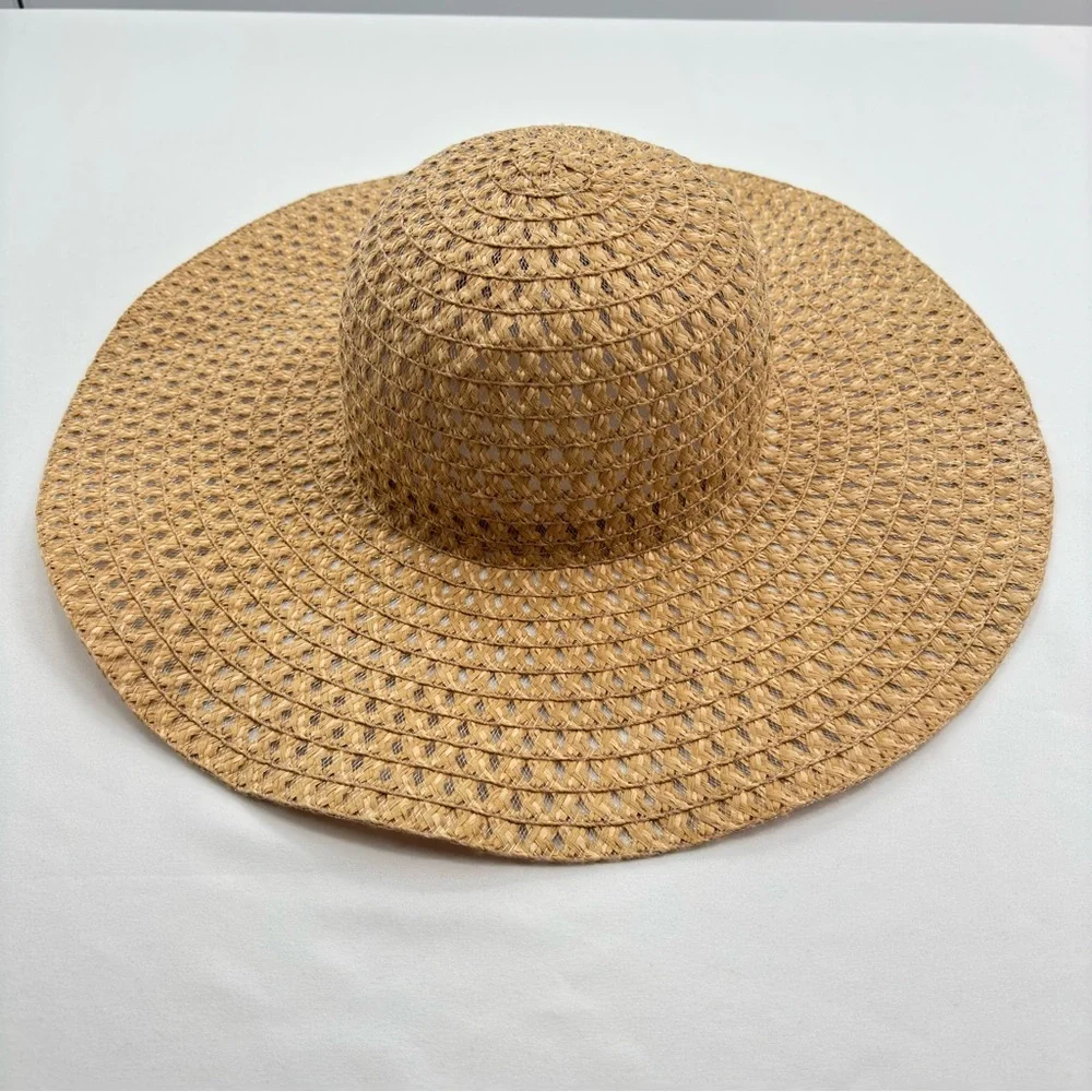 Women’s Straw Wide Brim Sun Hat Style JHP02008 - Picture 4 of 11